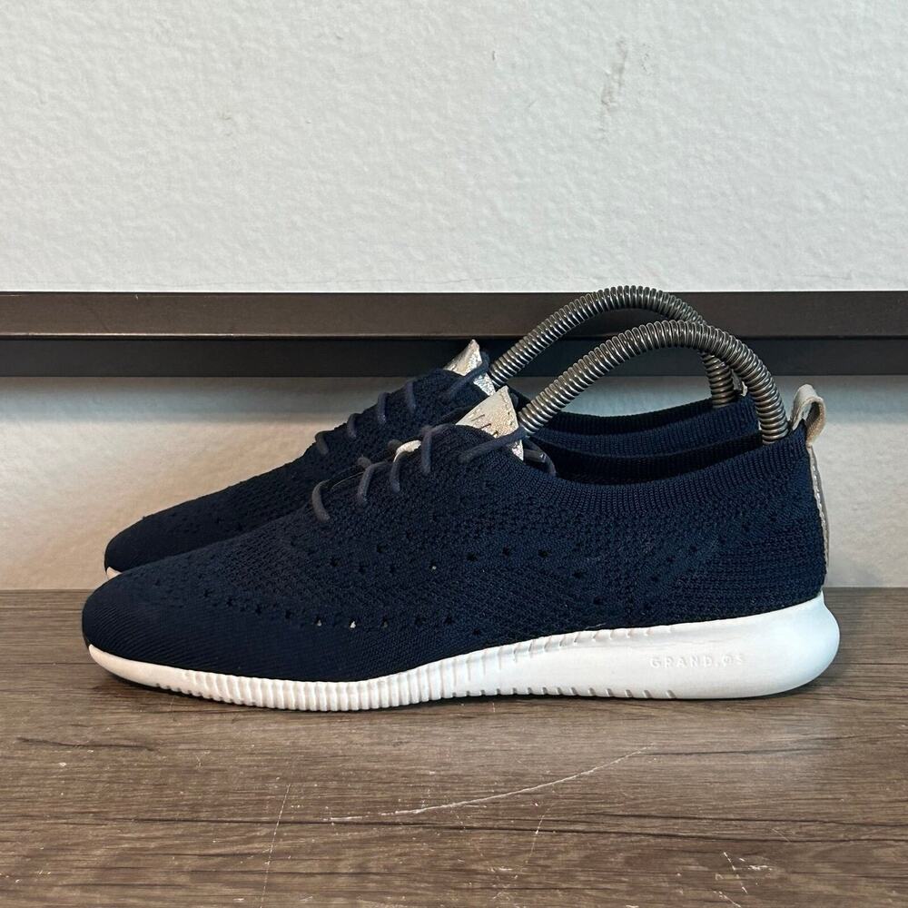 Cole Haan Zerogrand Stitchlite Wingtip Women’s Oxfords Dress Shoes Size 6.5 Blue